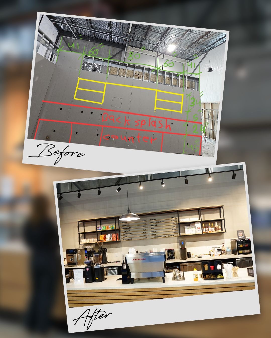 CourtX Café — before / after view 3