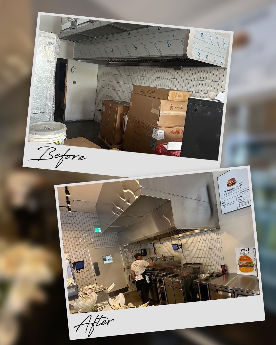 Soul Burgers — before / after view 1