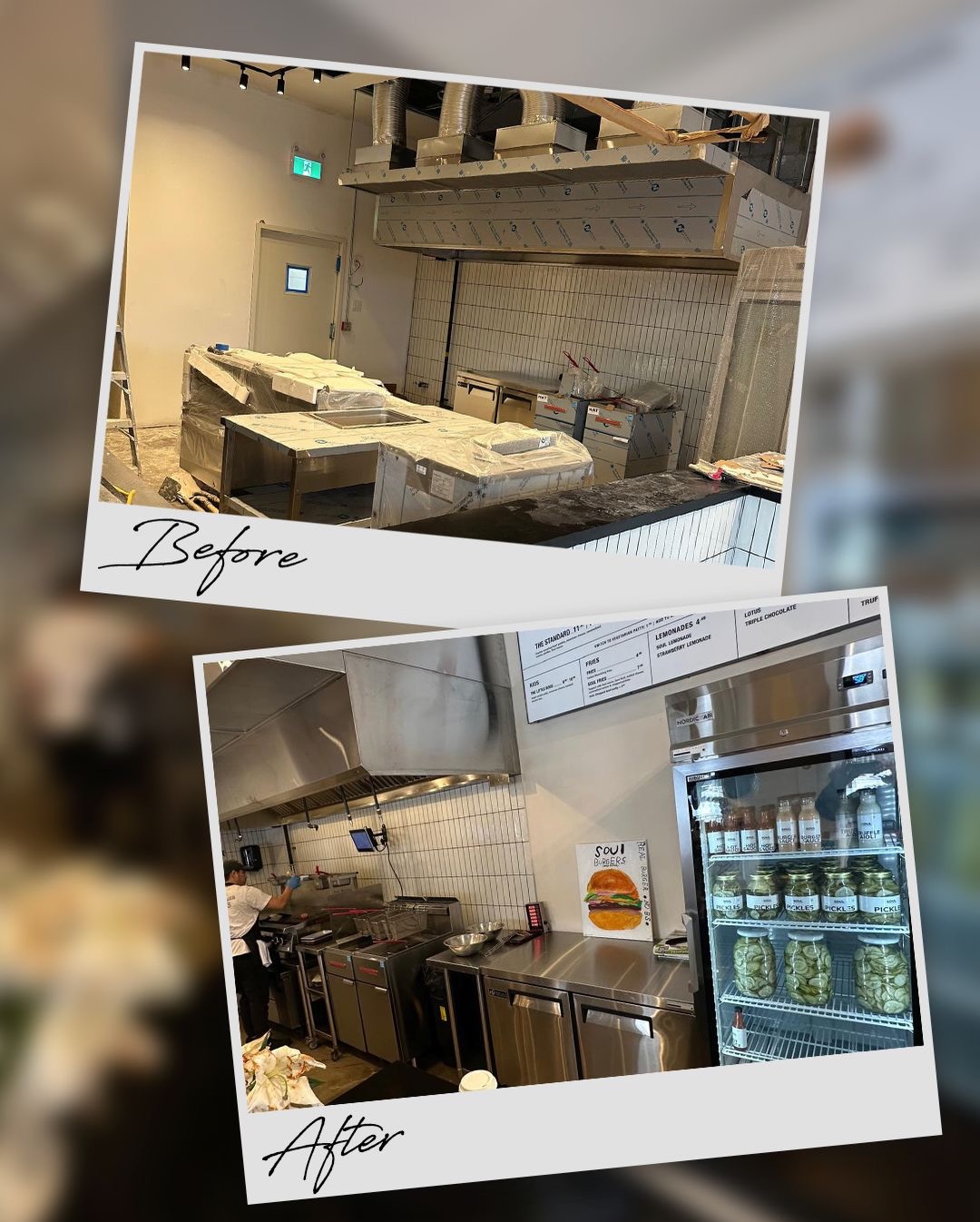 Soul Burgers — before / after view 2