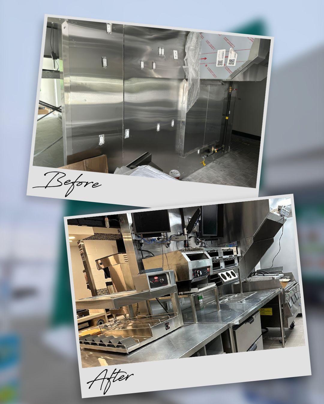 Triple O's — before / after view 2